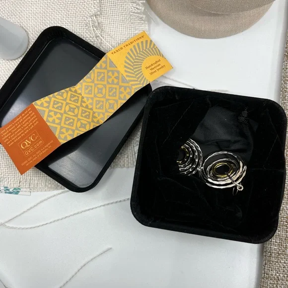 Vintage Mexico Sterling Silver Earrings from QVC - Picture 3 of 17